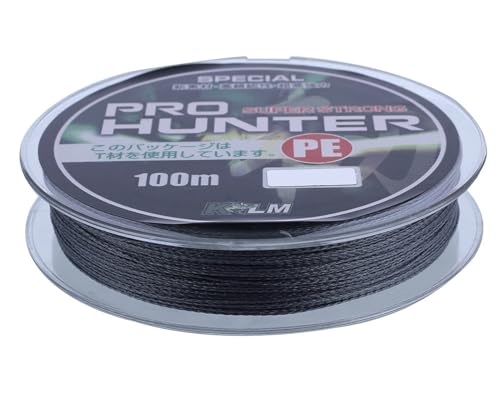 Image of Pro Hunter Fishing Line Super Strong 0.20MM 28LB(15.7KG) 100M PE 4 Strands Braided Fishing Line Angling Accessory, Durable Fishing Wire