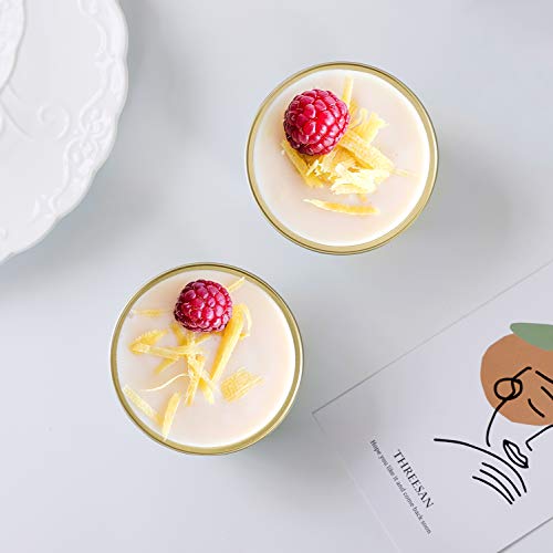 Eusoar 100Pcs 5Oz 125Ml Mini Muffin Liners Cups With Lids, 100Pcs 5.5"X1.2" Disposable Plastic Sporks #TOP5