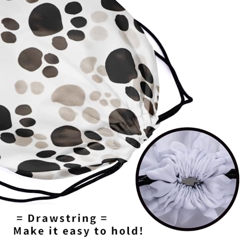 Image of Nerxy Black Paw Gymnastics Grip - Paw Grip for Gymnasts & Pets, Adjustable String Bag