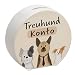 Produktbild Hunde Spardose mit Spruch Treuhundkonto Schäferhund Frenchie Design Ideal für Terrier Fans Hundemenschen sparen Sparfuchs