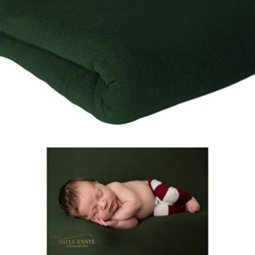 Solid Posing Fabric Backdrop, Photography Prop, 2 Yards, 25 Available Colors (Hunter Green)