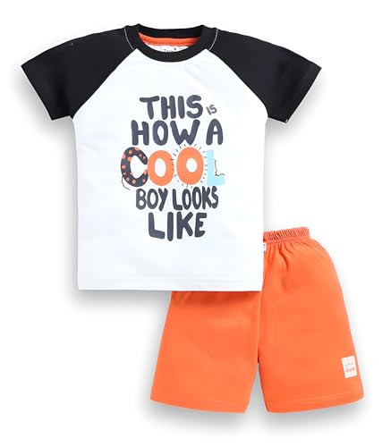 Image of Tonyport Boys Printed T-Shirt & Shorts