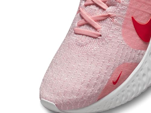 Nike NIKE Infinity React 3 Women's Trainers Sneakers Running Shoes DZ3016 (Medium Soft Pink/White/Summit White/Light Crimson 600) UK8.5 (EU43), Medium Soft Pink White Summit White Light Crimson, 8.5 U
