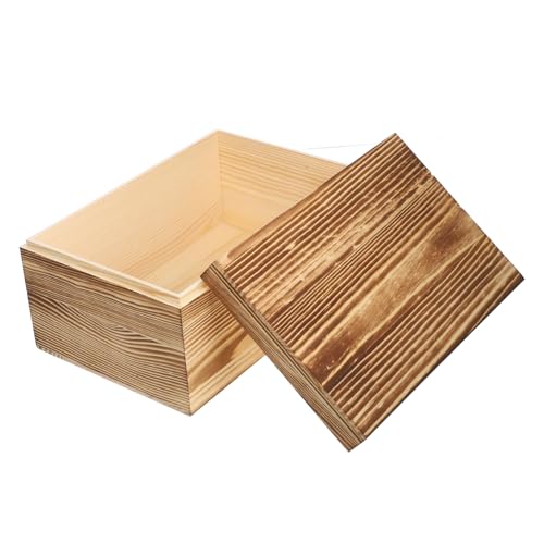 Boîtes en bois brut pour rangement décoratif de bijoux et thé - 7