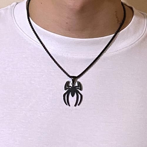 Image of Tapp Collections Stainless Steel Superhero Pendant Necklace