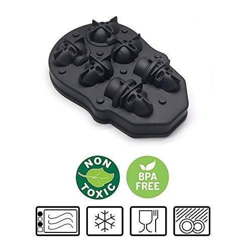 1 Pack Of Skull Ice Cube Molds #TOP3