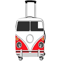 Maletas Cállate La Boca Morbuy 3D Coche Cubierta de Equipaje Protectora Lavable para Funda Maleta Elástico para Maleta de Viaje Resistente a Los Arañazos Equipaje con Cremallera (L,Dibujos Animados)