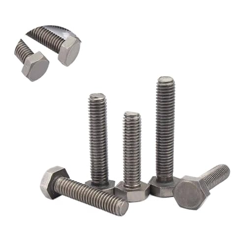 1/5個 チタン六角ボルト 六角頭 フルスレッド M4 M5 M6 M8 M10 ネジ付きロッド六角ボルトファスナー 家具ボルト(M10x110mm1pcs)