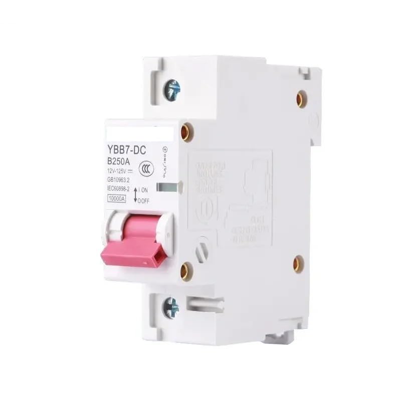 Interruttore Magnetotermico Interruttore automatico CC 1P 2P 80A 100A 125A 150A 200A 250A 12V 24V 36V 48V 60V 72V 120V(2P,125A)