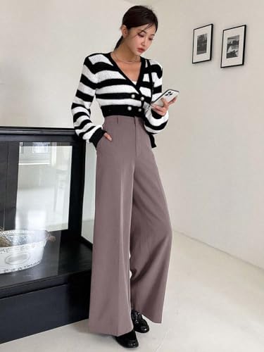 Image of KOTTY Womens Solid Breathable Sensaicha Brown Pant
