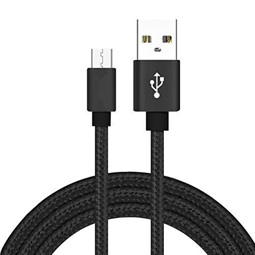 Dr. Vaku Micro USB Sync & Charging Cable Android Charger, 2.4A Fast Charger Nylon Braided Cable (Black) (B084GPQ56P) Amazon Price History, Amazon Price Tracker