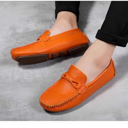 Men's Leather Penny Loafers, Classic Driving Shoes, Casual Slip-on Comfortable Men's Loafers, Beanie Shoes4