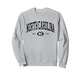 Navy Retro Vintage North Carolina Sweatshirt
