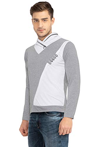 Image of Black Collection Men's Plain Slim Fit Full Sleeve T-Shirt