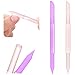 Sibba Nagelhautentferner aus Glas doppelseitiger Nagelhauttrimmer Maniküre-Stick professionelles Präzisionsfeilen abrasive Oberfläche Nagelstudios Set für Frauen Mädchen Zuhause (2 Stück Pink Lila) en las günstig Kaufen-Sibba Nagelhautentferner aus Glas doppelseitiger Nagelhauttrimmer Maniküre-Stick professionelles Präzisionsfeilen abrasive Oberfläche Nagelstudios Set für Frauen Mädchen Zuhause (2 Stück Pink Lila)