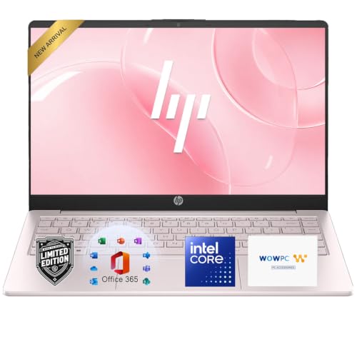 Image of HP Essential Laptop Computer, 4GB RAM, 128GB SSD, Intel N150 CPU, 2026 Edition, Long Battery Life, High Performance, Windows11 with Microsoft 365