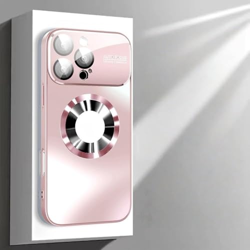 iPhone 16 15 14 13 12 11 Pro Max 14 15 16 Plus �p�P�[�X �����K���X�J���������Y �}�O�l�b�g�����C�����X�[�d �ϏՌ��J�o�[ �s���N iPhone 14 Plus�p