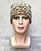 yolrdiw Fashion Leopard Print Hat Y2k Winter Warm Knitted Animal Beanie for Women Men Brown