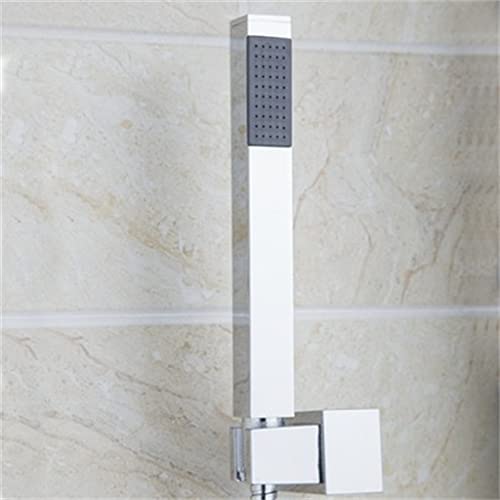 Robinet salle de bain ensemble de douche 12 LED jet pluie mural encastré - 5