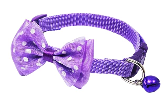 KittuPet 2.Pcs Dog Cat Pet Bowknot Cute Bow Tie Bell Adjustable Puppy Kitten Necktie Collar (Buy 1 Get 1 Free) Purple (B0BRD4VM22) Amazon Price History, Amazon Price Tracker
