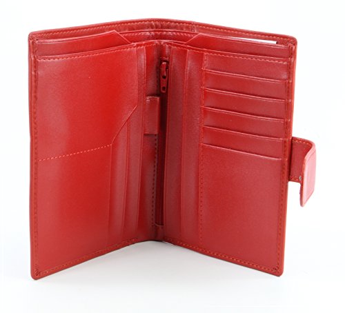 Image of Genuine Sheep Leather Smart Family Size Passport Travel Wallet /Holder - (So Good)