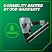 Metabo HPT Strap-Tite Fastening System Strip Nailer, Pro-preferred Pneumatic Power Nailers, Metal Connector Tool for Fastening Metal Connectors to Wood, 36° Magazine, 1-1/2″ Connector Nails, NR38AK