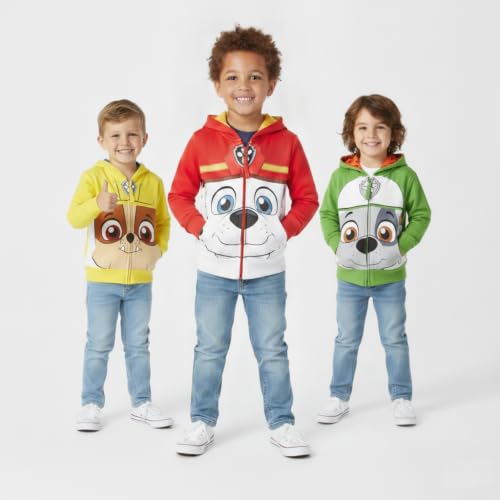 Image of PAW Patrol Boys' Toddler Character Big Face Zip-up Hoodies
