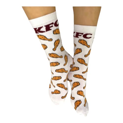 Chicken Drumstick Funny Socks Gifts Fast Food Unisex Funky