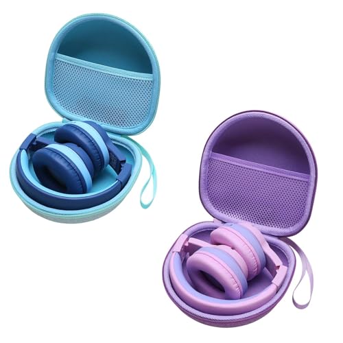 Kids Headphone Case Compatible with iClever HS19/BTH12, Candy Bila, MIDOLA MD-B01, EarFun Headphones, 2PCS