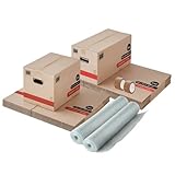 Pack and Move   Kit déménagement Premium T1/T2 + 2 adhésifs offerts