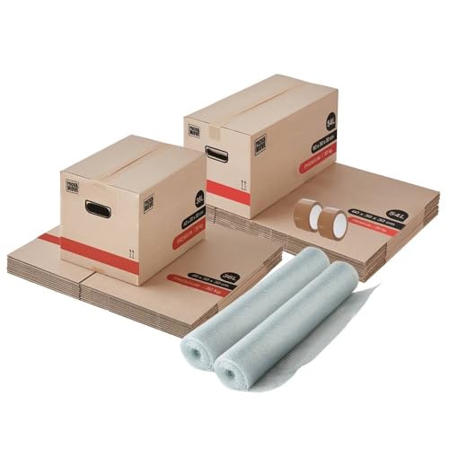 Pack and Move - Kit déménagement Premium T1/T2 + 2 adhésifs offerts