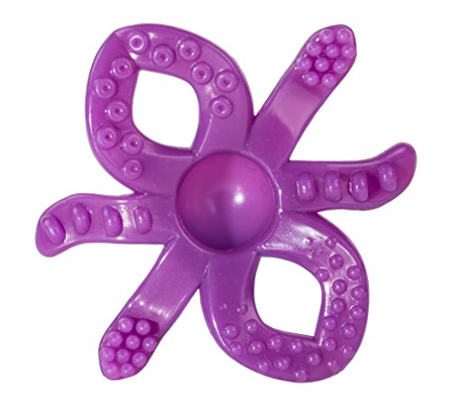 Image of Baby Banana Octopus Infant Toothbrush Teether, Pop Fidget Toy, Tactile Stimulator, Chewable Oral Sensory Therapy for Neurodivergent Population, OT recomended, Family-Owned Business