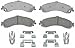 ACDelco Silver Rear Brake Pad Set with Hardware 14D834CH | GM 19286123 Ceramic Rear Brake Pads for Select GMC, Chevy, Chevrolet, and more