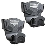 2Pack Gun Magnet Mount for Truck Car Vehicle ,Gun Accessory for Pistol Shotgun Revolver with Trigger Guard Protect,Gun Magnet Rated Max up to 15 LBS Conceal in Desks Safe Wall Easy to Access&release