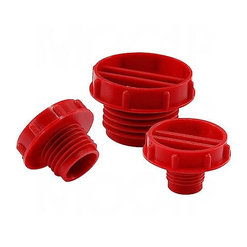 General Purpose Plugs for BSP Threads - General Purpose Plug For G1/4 BSP Threads Red PP MOCAP GPB0250RD4 (qty100)