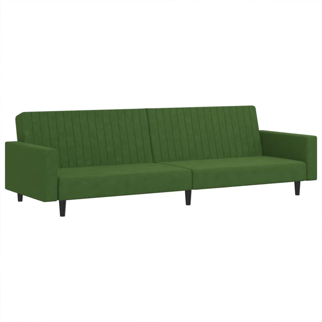 ZEYUAN Sofá Cama de 2 plazas Terciopelo Verde Oscuro, Sofas De Salon, Sofa Relax - 375939