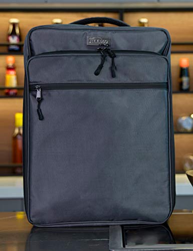 Jillmo Bolsa de bartender, bolsa de barra de 40,6 cm para kit de barman (somente bolsa)