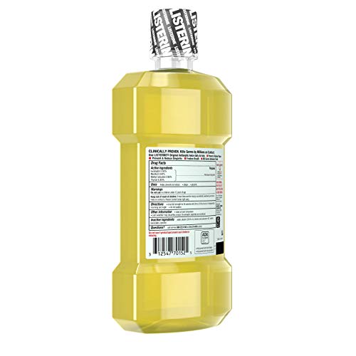 image for Listerine Original Oral Care Antiseptic Mouthwash with Germ-Killing Fo