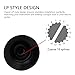 Musiin Electric Guitar Top Hat Knobs Speed Control Knobs 2 Volume 2 Tone Compatible Les Paul Epiphone Aluminum Guitar Hat LP Style Replacement Parts Four-Pack(Black)