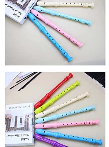 German Style 8 Hole Soprano Descant Recorder Instrument For Chrildren Kids Beginner Graduation Or Back To School Gift With Cleaning Rod And Instruction (Blue) #TOP4