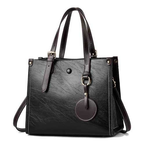 Sac à main à bandoulière pour femme motif crocodile relief chic noir