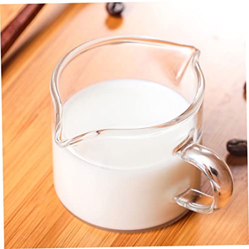 Cruche à lait, 3oz lait crème pichet transparent verre crème pichet de lait mousse - Image 4