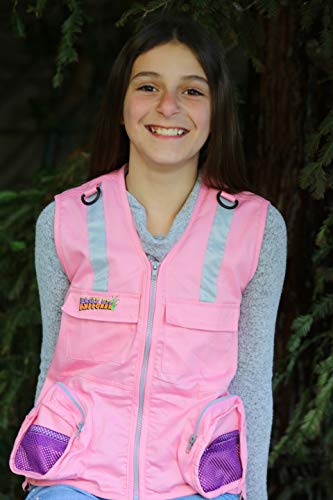 Kids Cargo Vest for Boys and Girls with Reflective Safety Straps3