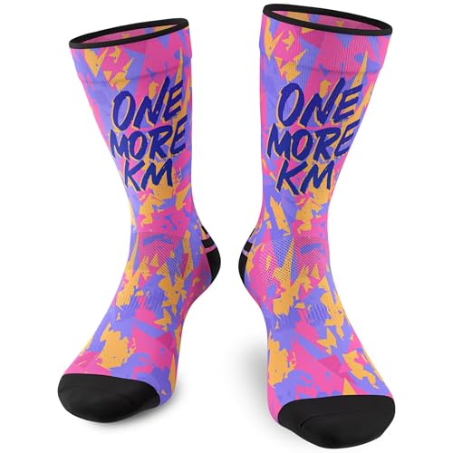 trueWOD Calcetines Running Hombre Mujer Crossfit Ciclismo Trail Running Padel Correr Calcetines Deporte Divertidos Antiampollas Sin Costuras Compresion Transpirables Ligeros Resistentes