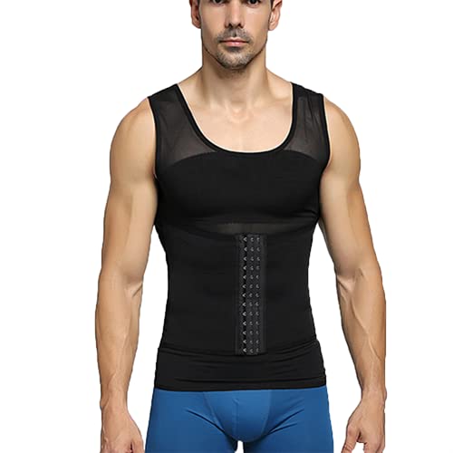 ISCBAFYX Männer Körperschleife Shaper Weste Kompression Unterhemd
