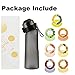 rericonq Water Bottle with 7 Flavor Pods,18.5 Oz/500ml,21.9 Oz/650ml Fruit Fragrance Water Bottle For Fitness,Scent Water Cup Sports Water Cup Suitable for Outdoor Sports