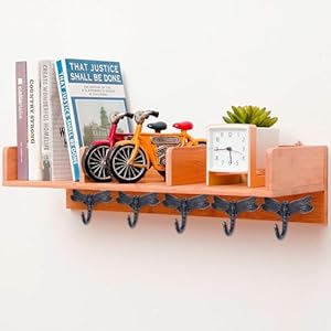 Dragonfly hooks wall hooks for hanging oil rubbed bronze coat hooks wall mounted towel hooksheavy duty key holder for decorpack of 4  urban country home decor