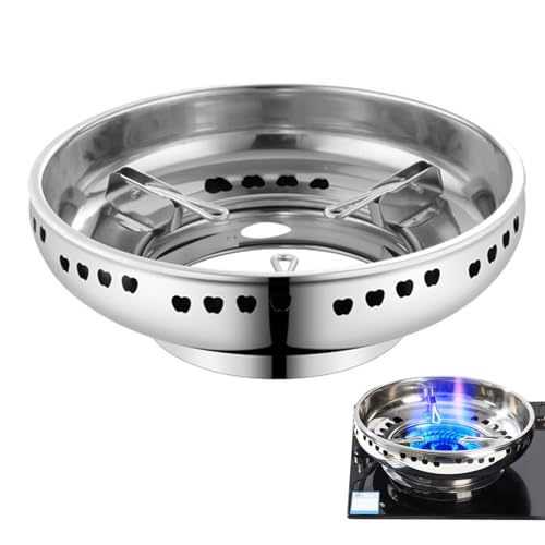 Support de wok coupe-vent en inox pour économie d'énergie de cuisson - 2