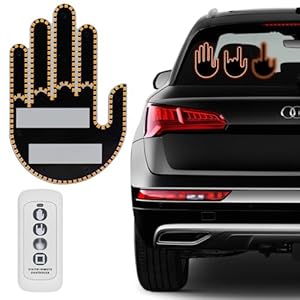 Car Finger Light with Remote Control