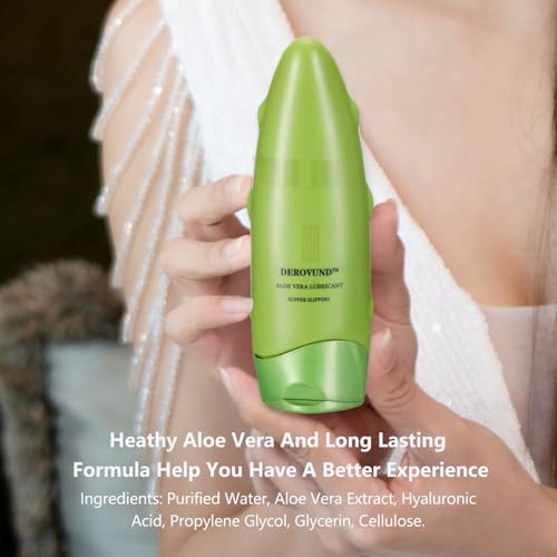 Derovund HEALTH-HOUSEHOLD-WUGUNY-SUC7121 Aloe Vera Lube, Super Slippery Sex Lube Organic Water Based Lube Long Lasting Personal Lube thumb #5